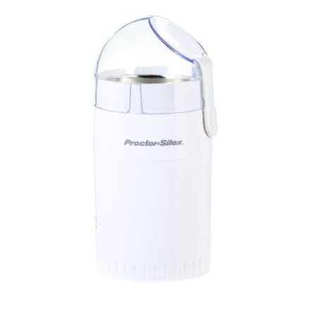 Proctor-Silex White Stainless Steel 1 cups Coffee Grinder E160BYR